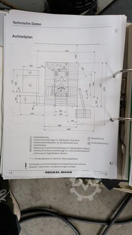 Vertikalni obradni centar Deckel Maho DMC 63V