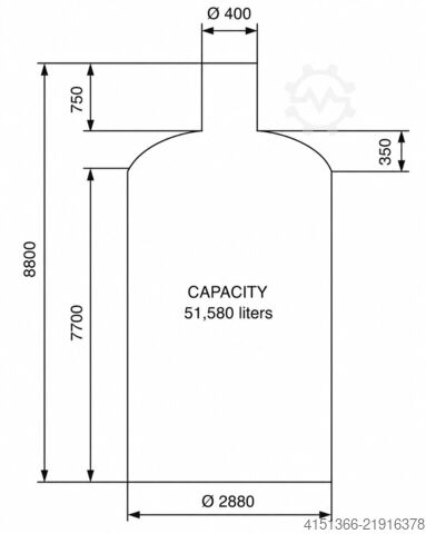 Tangki penyimpanan Stainless steel tank 50ton-400ton