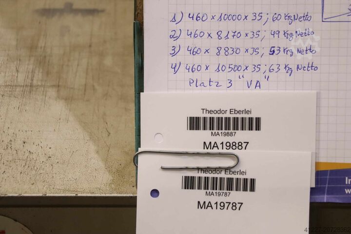 Ленточный транспортер, шарнирная лента из нержавеющей стали, 4 ролика Costacurta VICO FLEX  Breite 460 mm