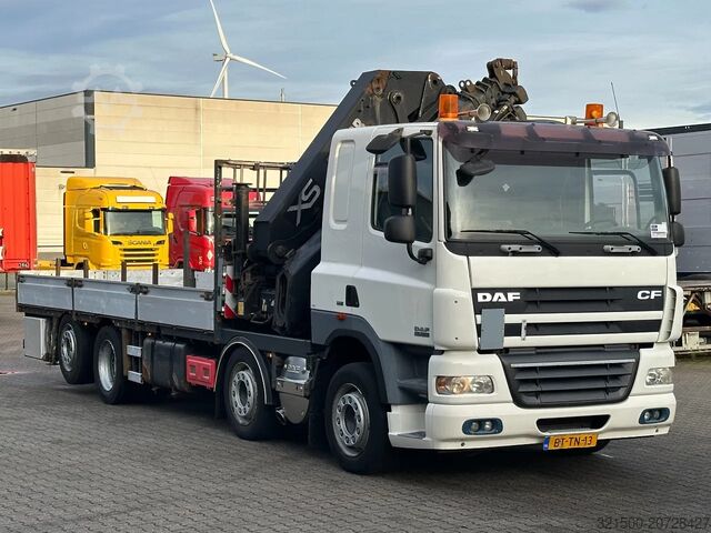 Iekraušanas platforma DAF CF 85.360 8x2*6 HIAB 42T/m Crane *NL-Truck*