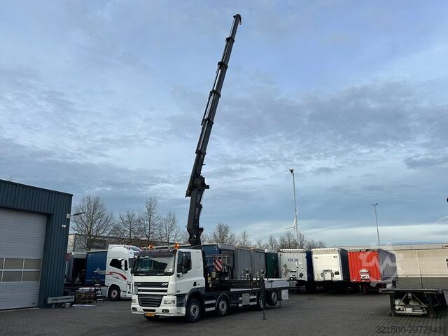 Autokrāna kravas automašīna DAF CF 85.360 8x2*6 HIAB 42T/m Crane *NL-Truck*