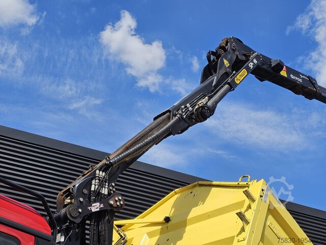 Kipper met kraan MAN TGS 33.480 6x6 / PALFINGER Z CRANE / 2 SIDE TIPPER