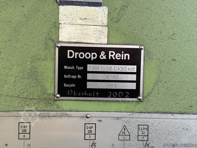 Droop & Rein FSM 1406 DA 30 – Mașină de frezat CNC tip pat DROOP+REIN FSM 1406 DA 30 kcf
