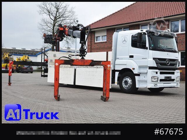 Кран, змонтований на вантажівці MERCEDES-BENZ Axor 2543,  Atlas 170.2  Kran, Lift-Lenkachse,