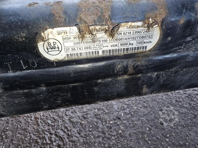 Essieu BPW HSF 9010 ECO-P