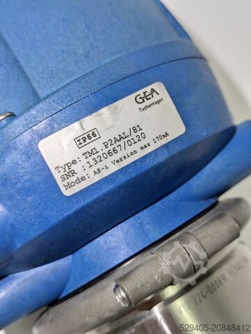 GEA Tuchenhagen 7881 – Butterfly valve GEA Tuchenhagen T-smart 7 / 7881 TM1.P2AAL/81