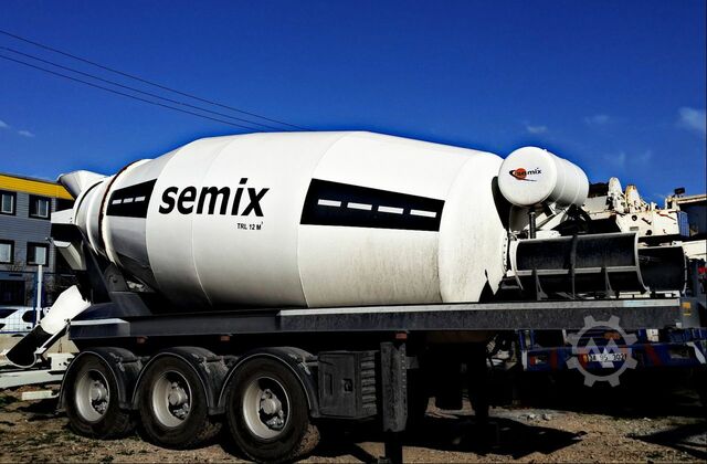 SEMIX TRM12 Trailer Mixer de beton cu remorcă SEMIX TRM12 Trailer Concrete Mixer
