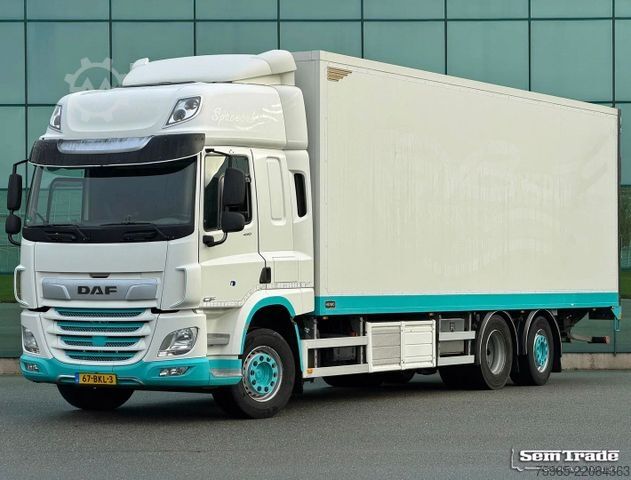 شاحنة مبردة DAF CF 450 FAN 6X2 HEIWO BAK 875 x 250 x 275 CM INW.