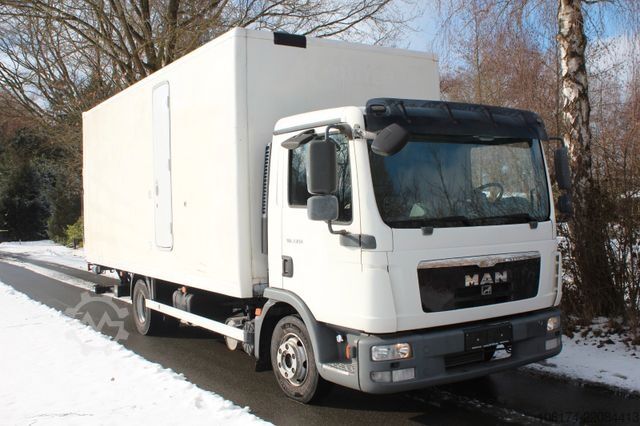 Dėžinis furgonas MAN 7.150 BL Koffer mit Ladebordwand  *EX Wohnmobil*