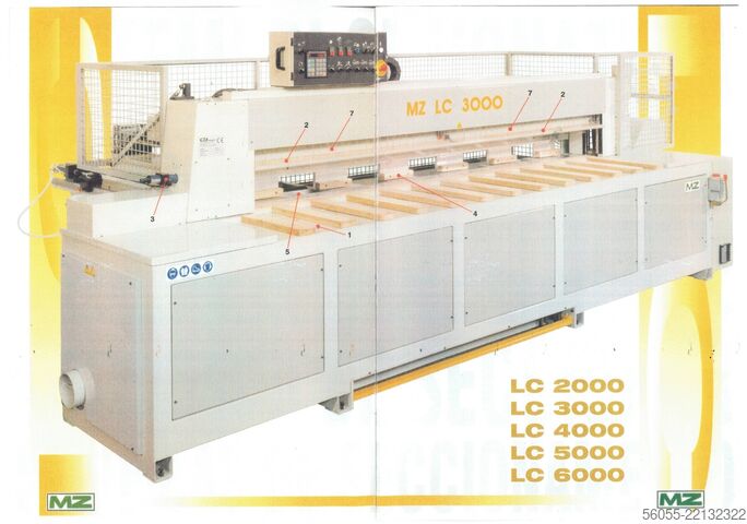Máy cưa tự động cho gỗ nguyên khối MZ PROJECT LC 4000
