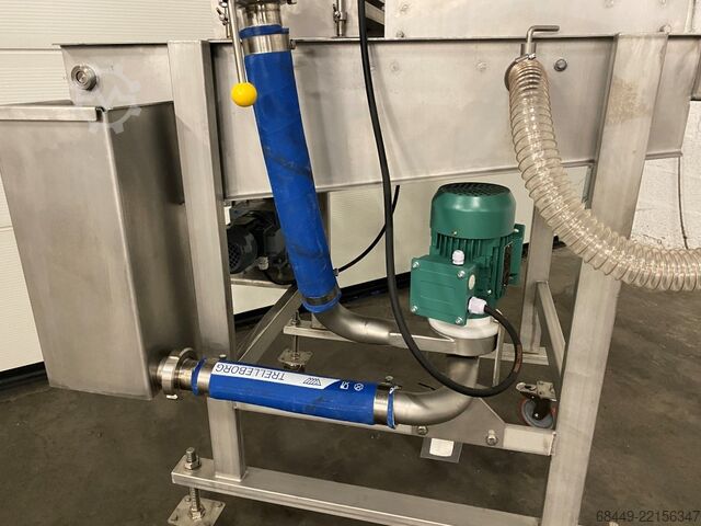 Sistema de empanamento úmido tipo WTC 600  Eiwitteermachine, Type WTC 600