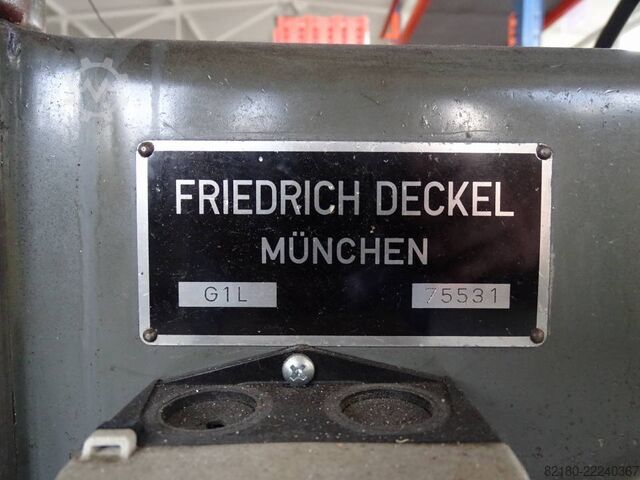 Machines de gravure Deckel GL1