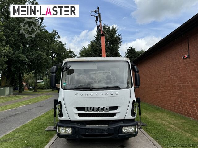Τριαξονικό ανατρεπτικό βαν IVECO ML75E16 3 S-Kipper Kran PK  9,4m-550 kg Greifer