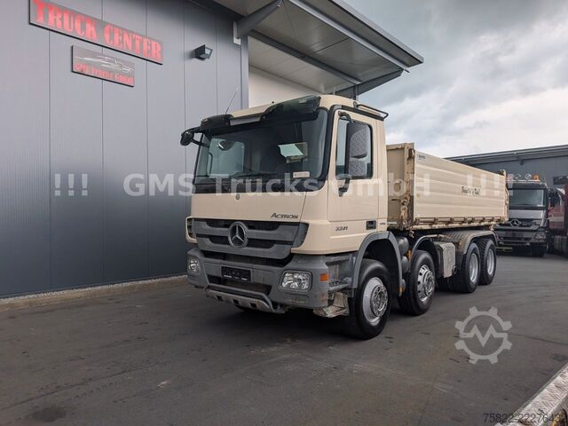 Pašizgāzējs kravas automašīna MERCEDES-BENZ Actros MP3 3241 / 8X4 / Blatt / E5 / Big Axle
