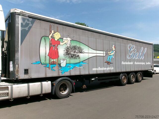 Open semitrailer with tarp ORTEN 3-Achs SafeServer*SAF*Lift*Edscha*zertifiziert