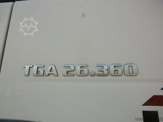 Tre-sidet tipbil MAN TGA 26.360 6X4 KIPPER, MANUEL, E3 SCHWARZMüLLER 3-SEITENKIPPER