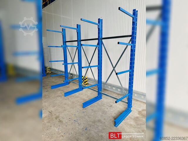 Giá kệ tay đỡ ca. 3,15 lfm. Kragarmregal Langgutregal H: 250 cm 140 kg/Arm META Multistrong