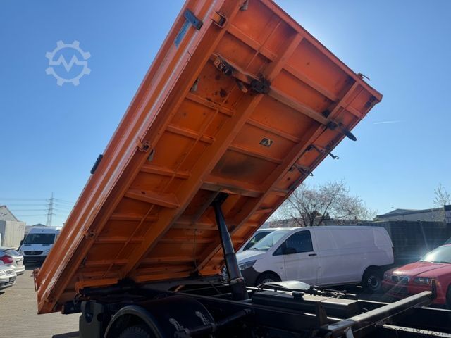 Tippbil skåpbil IVECO ML80E19 *Dreiseitenkipper* 1. Hand*Doka* 7-Sitze