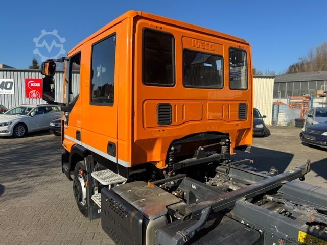 Tippbil skåpbil IVECO ML80E19 *Dreiseitenkipper* 1. Hand*Doka* 7-Sitze