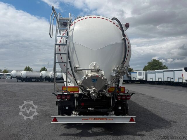 Siloauflieger FELDBINDER KIP  45.3 Tipping 2x Lift, Zucker