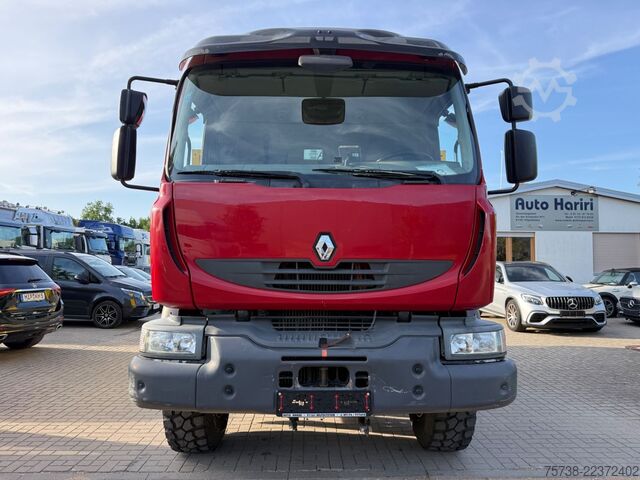 Flutningabíll með sléttu pallrými RENAULT Midlum 280 DXI 4x4 Pritsche+LBW/BLATTFEDERUNG