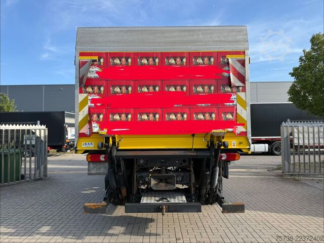 Flutningabíll með sléttu pallrými RENAULT Midlum 280 DXI 4x4 Pritsche+LBW/BLATTFEDERUNG