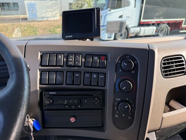 Flutningabíll með sléttu pallrými RENAULT Midlum 280 DXI 4x4 Pritsche+LBW/BLATTFEDERUNG