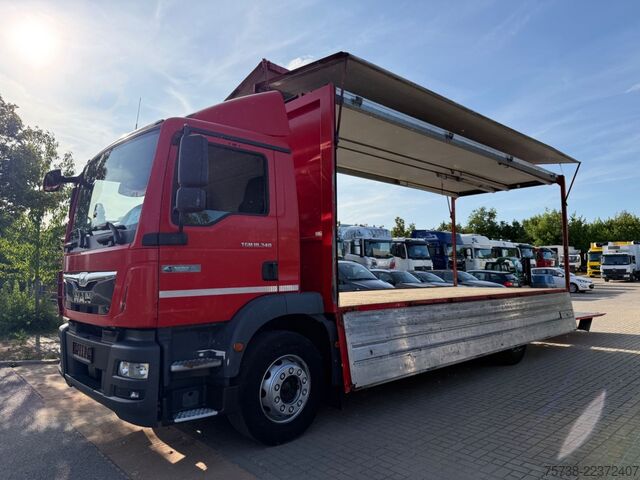 Drykkjabíll MAN TGM 18.340 Getränkewagen Ewers Schwenkwandaufbau