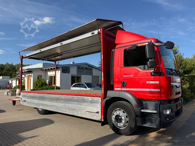 Drykkjabíll MAN TGM 18.340 Getränkewagen Ewers Schwenkwandaufbau