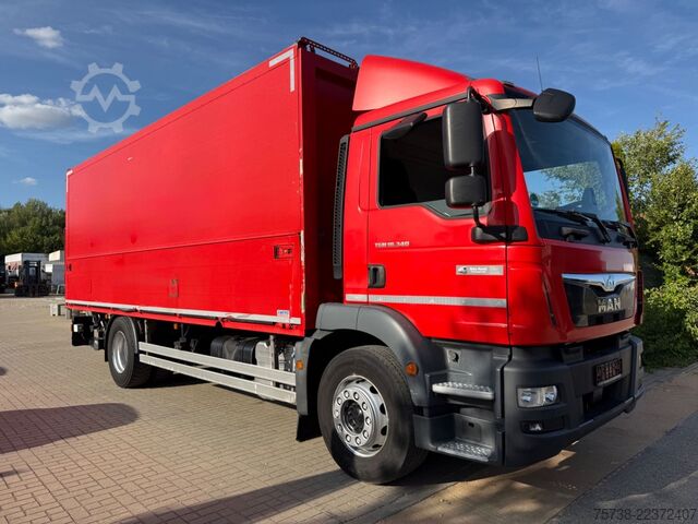 Drykkjabíll MAN TGM 18.340 Getränkewagen Ewers Schwenkwandaufbau