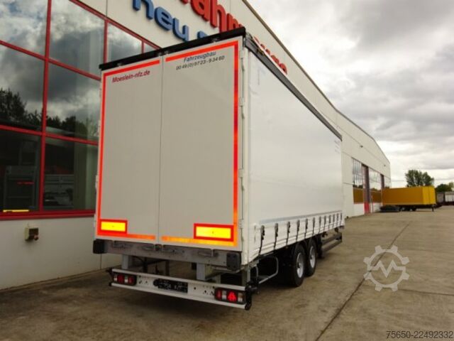 Rimorkio i hapur me mbulesë Möslein TPW 105 D Schwebheim  Tandem- Planenanhänger Durchladen
