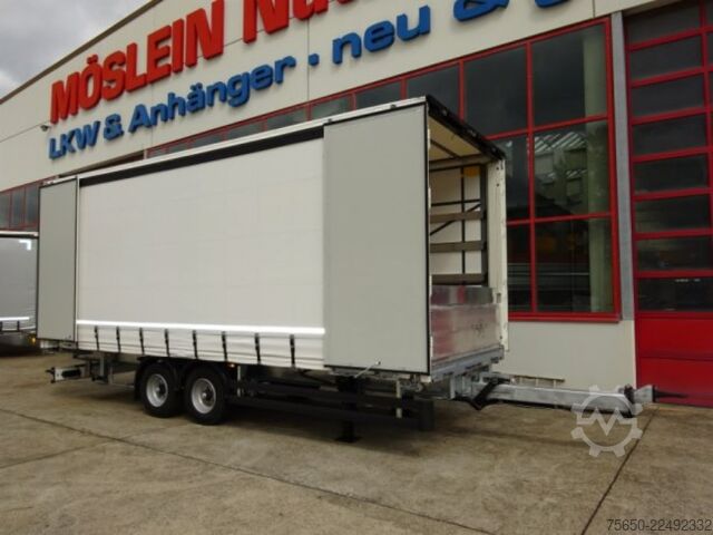 Rimorkio i hapur me mbulesë Möslein TPW 105 D Schwebheim  Tandem- Planenanhänger Durchladen
