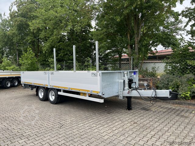 Përkthesë e hapur Möslein THT 14,4 G 7,2  14,4 t Tandem- Pritschenanhänger- Tieflader