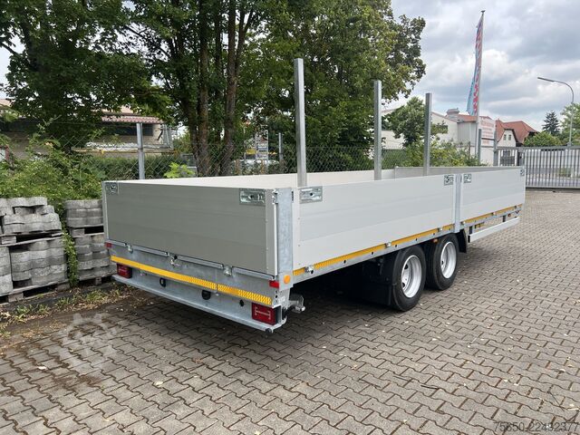 Përkthesë e hapur Möslein THT 14,4 G 7,2  14,4 t Tandem- Pritschenanhänger- Tieflader