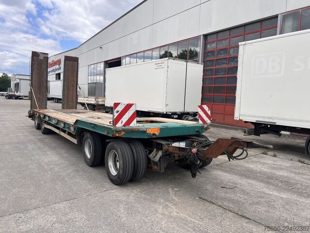 Remolque de plataforma baja Humbaur HTD 409525-4A  4 Achs Tiefladeranhänger, kein Müller Mitteltal