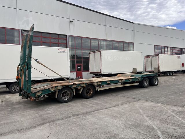 Remolque de plataforma baja Humbaur HTD 409525-4A  4 Achs Tiefladeranhänger, kein Müller Mitteltal