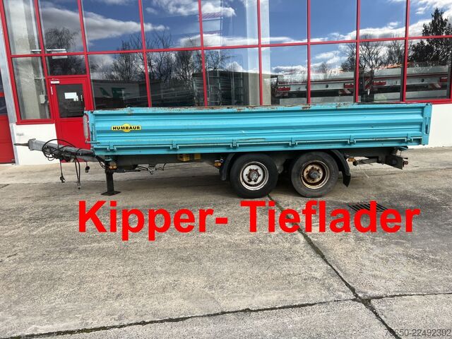 Remolque volquete Humbaur HTK 10 50 24  Tandem Kipper- Tieflader