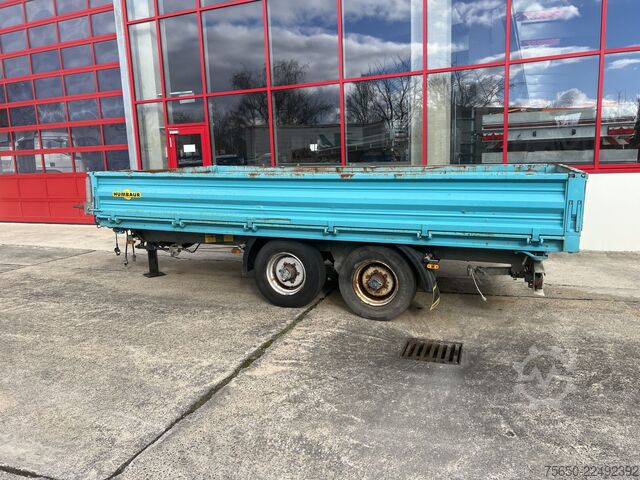 Remolque volquete Humbaur HTK 10 50 24  Tandem Kipper- Tieflader