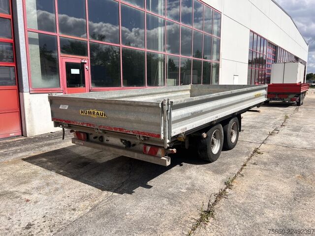 Remolque volquete trilateral Humbaur htk105024  Tandemkipper- Tieflader