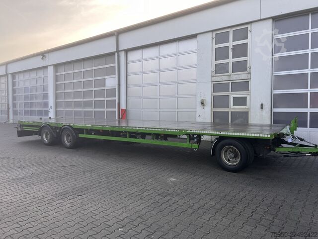 Remolque de plataforma baja Stehmann 3 Achs  3 Achs Jumboanhänger, Mega