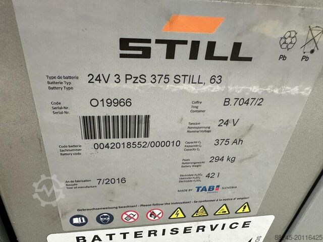 VS-22420 Elektrisk triplexstaplare Still EXVSF14, lyfthöjd 4716 mm STILL EXVSF14