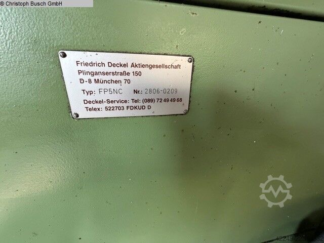 铣床 DECKEL FP5NC