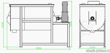 LARGOTEC 3500L Bandmischer CE  