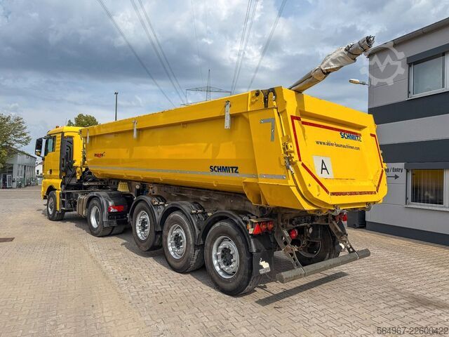 Đầu kéo tiêu chuẩn MAN TGX 18.480 SZM Schmitz Kippauflieger