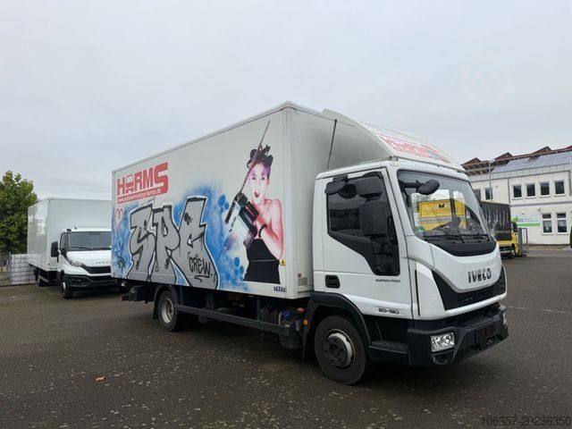 Skapbil IVECO Eurocargo 80E19/P  Euro6D Koffer LBW 1000kg