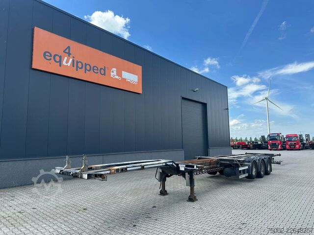 Transporti me kontejnerë D-TEC FLEXITRAILER / 45FT HC MULTI / BPW + drumbrakes...