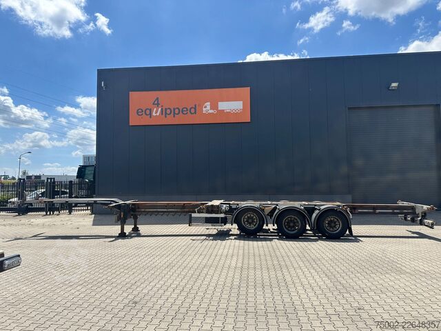 Transporti me kontejnerë D-TEC FLEXITRAILER / 45FT HC MULTI / BPW + drumbrakes...