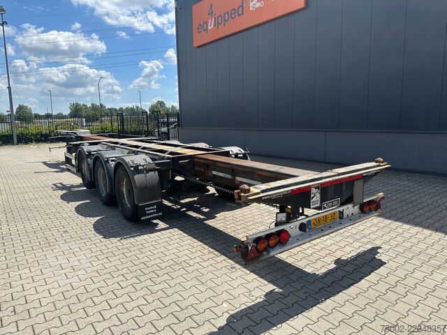 Transporti me kontejnerë D-TEC FLEXITRAILER / 45FT HC MULTI / BPW + drumbrakes...