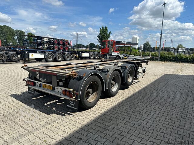Transporti me kontejnerë D-TEC FLEXITRAILER / 45FT HC MULTI / BPW + drumbrakes...