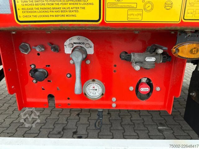Plateau de chargement Kässbohrer new and unused Heavy-Duty flatbed / 690cm exten...